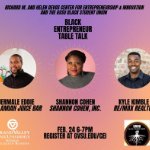 Black Entrepreneur Table Talk on February 24, 2021